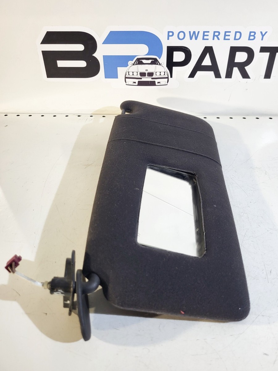 BMW E39 Lighted make-up sun visor left 51162252919 6905983 SCHWARZ