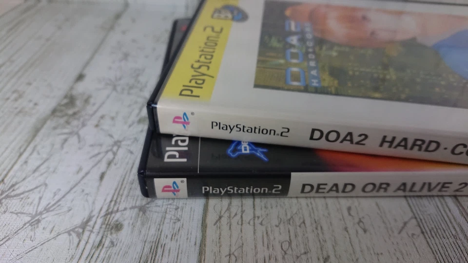 PS2 Dead or Alive 2 & Hardcore Best Edition Set Japanese Version USED Games DOA - Image 3 of 4
