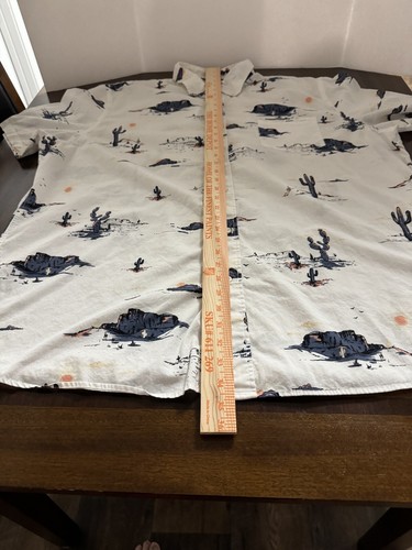 Goodthreads Poplin Men's XXXLT Short Sleeve Button Down Shirt Pre-Owned - Picture 4 of 5