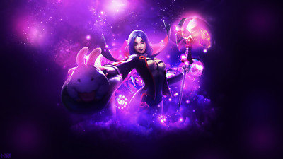 League of Legends leblanc anime girls pc gaming playmat gaming mat