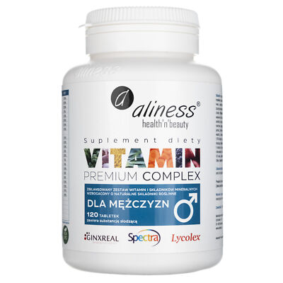 Aliness Premium Vitamin Complex for men 120 Tabletten
