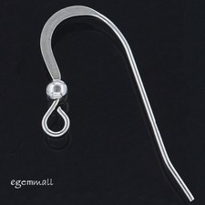 1pair Sterling Silver French Hook Long Ear Wire 27mm 51738
