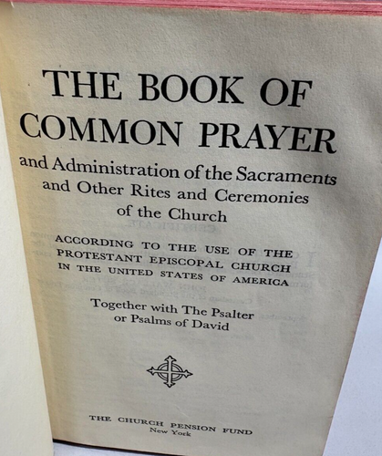 The Book of Common Prayer Episcopal Church, Psalms of David, 1945 - Picture 8 of 9
