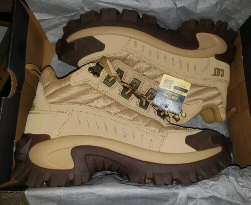 NUOVI stivali da uomo TG 8, CAT CATERPILLAR Intruder Mid TAFFY / BEIGE / MARRONE P110470 - Foto 5 di 11