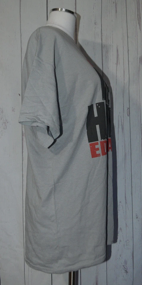 Camisa de Lucha Eddie Edwards DIE HARD Anillo de Honor ROH Para Hombres L Gris Independiente Foto 4 de 4