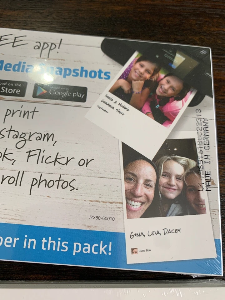 GENUINE HP Social Media Snapshots 2 Packs 4”x6” Photo Paper 50 Each NEW SEALED! - Image 3 of 3