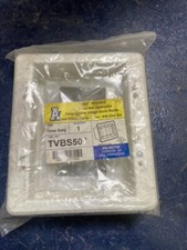 Arlington TVBS507 3-Gang Recessed Steel TV Box White 