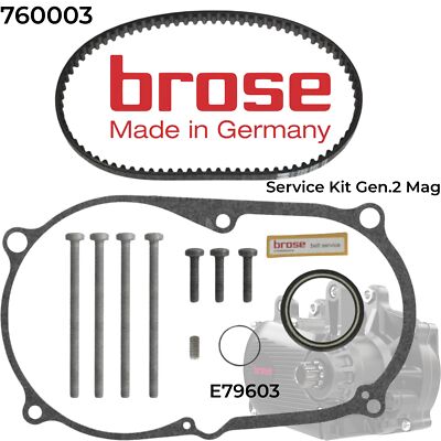 Brose Fahrrad E-Bike Motor Riementausch Service Kit Gen. 2 MAG Gehäuse/ E79603