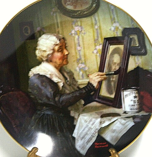 Knowles Collectible Decorative Plate Grandmas Love N. Rockwell Golden Moments - Picture 2 of 4
