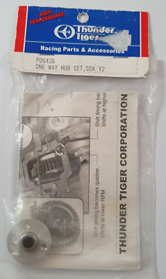 PD6436 Thunder Tiger One Way Hub Set SSK V2 - Vintage RC Ersatzteile
