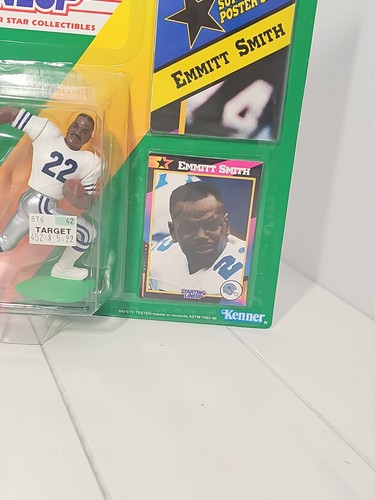 STARTING LINEUP 1992 FOOTBALL DALLAS COWBOYS EMMITT SMITH FIGURE Poster - Picture 2 of 5