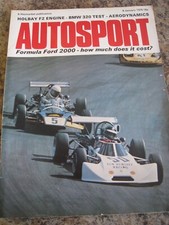 AUTO SPORT JAN 1976 FORMULA FORD 2000 HOLBAY F2 ENGINE BMW 320 TEST AERODYNAMICS