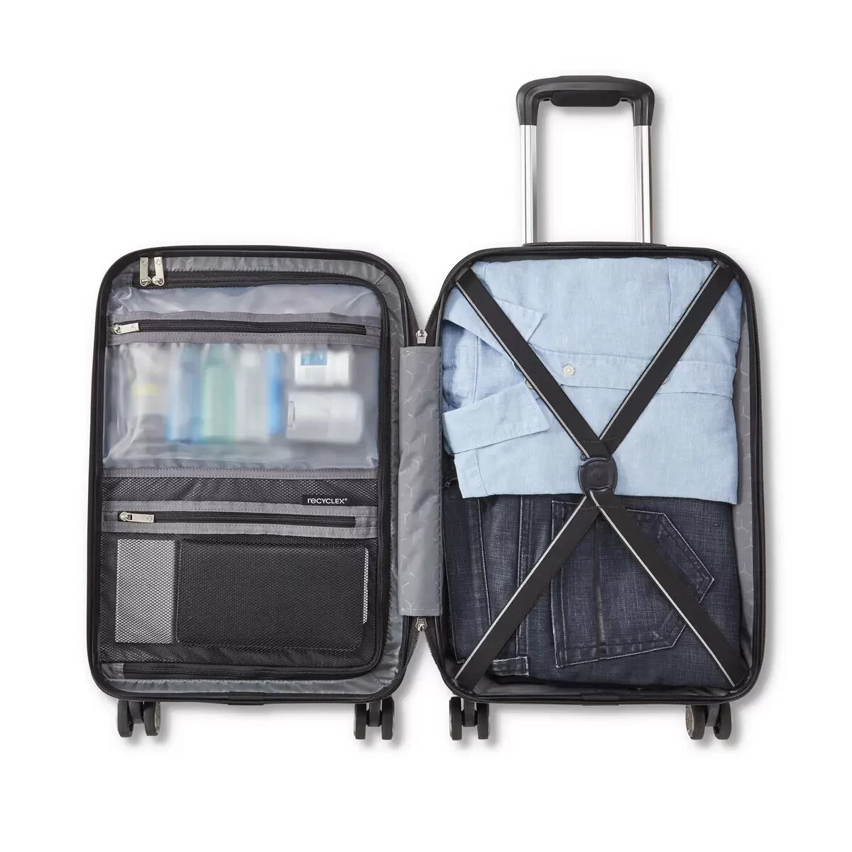 Samsonite Amplitude Large Hardside Case in Navy eBay