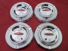 Vintage Nos 1961-62 Oldsmobile Cutlass Dog Dish Poverty Hubcaps Wheel Covers