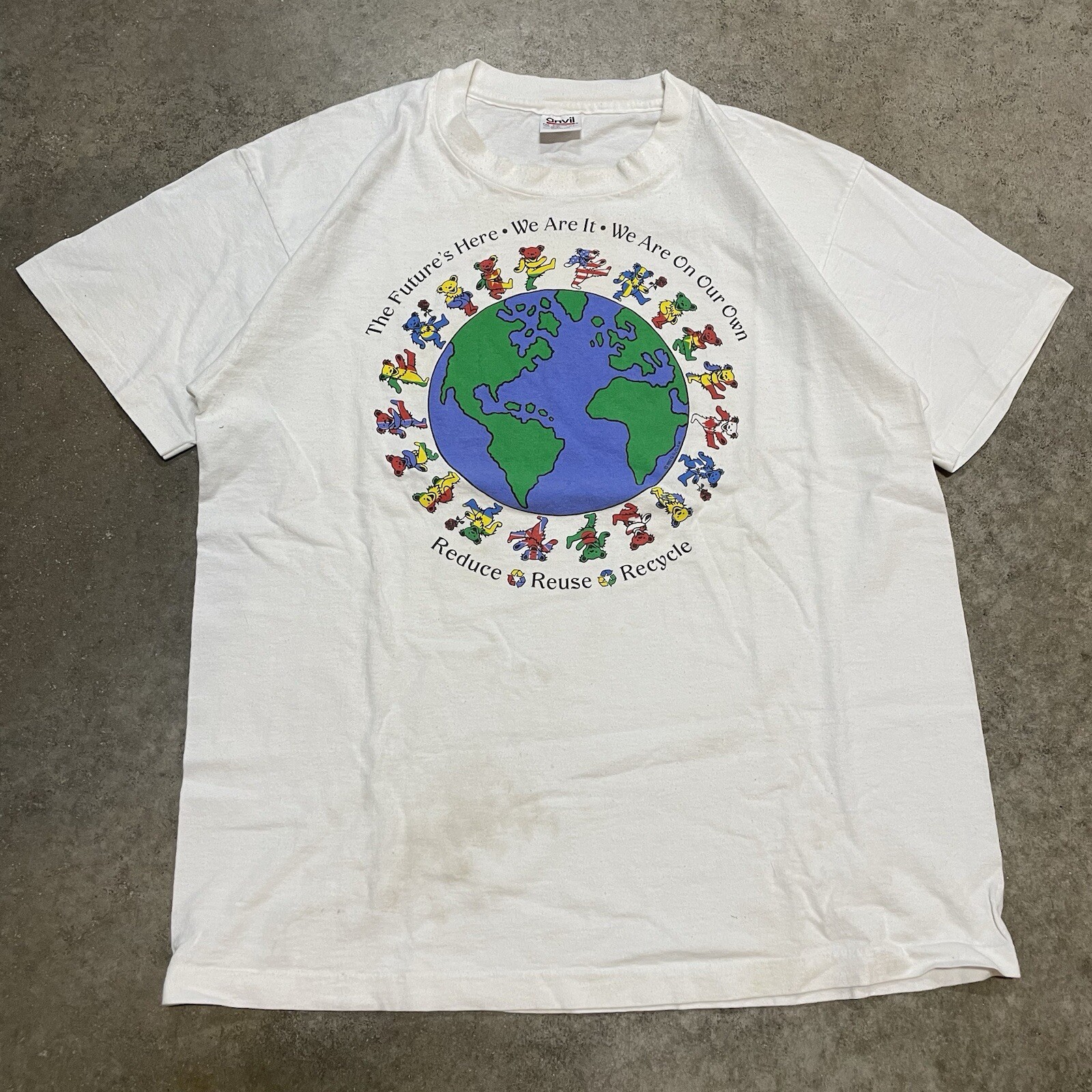 Vintage Grateful Dead Reduce Reuse Recycle Shirt XL 9… - Gem