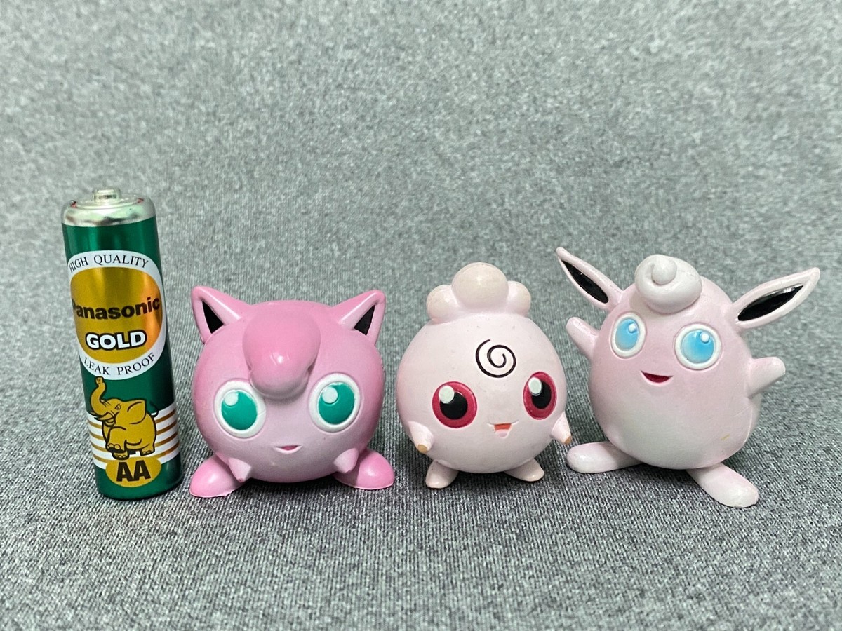 Igglybuff Jigglypuff Wigglytuff Pokemon monster Figure Tomy