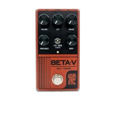 SolidGoldFX Beta V JFET Bass Preamp Effect Pedal