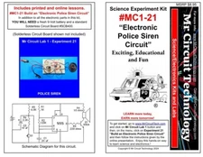 MC1-21 ** Mr Circuit Science ** Experiment Kit  -POLICE SIREN