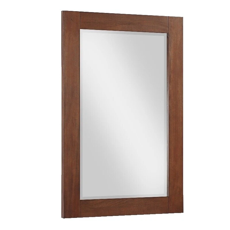 Espejos retrovisores para decoración del hogar con marco de nogal