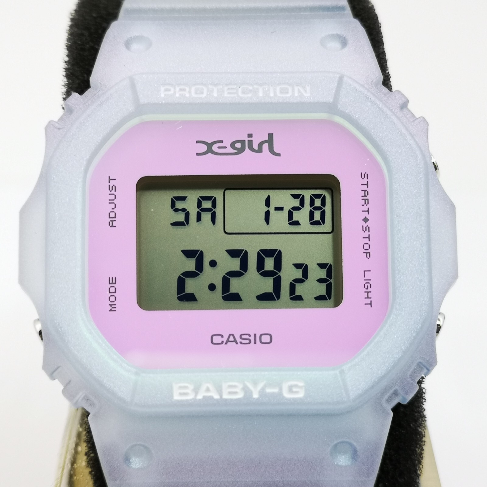 CASIO BABY-G X-GIRL BGD-565XG-2JR Light Blue Vapor-Wave Women's Watch New  in Box