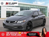 2014 Honda Civic Sedan LX, LOCAL MANITOBA VEHICLE