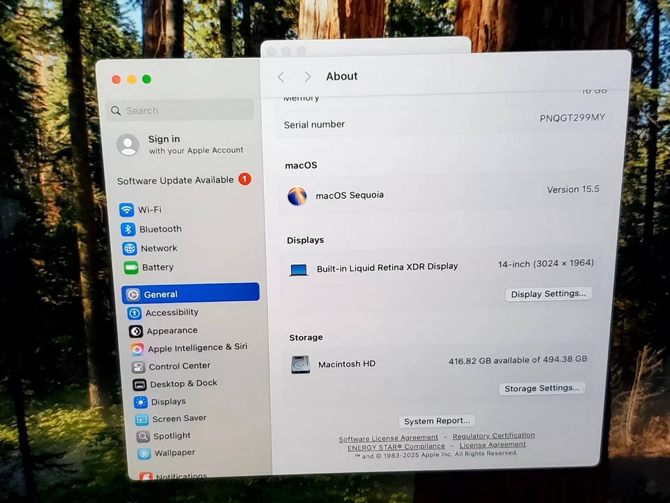 SOLD - Apple MacBook Pro 14", photo 3 of 5