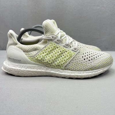 Mens Size 9 adidas UltraBoost Clima Shoes Solar Yellow White Running Sneakers