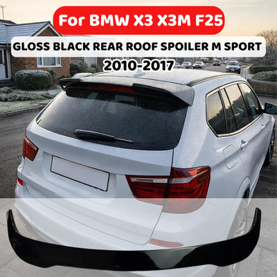 Heck Dach Spoiler Glanz Schwarz für BMW X3 F25 X3M M Sport 2010-2017