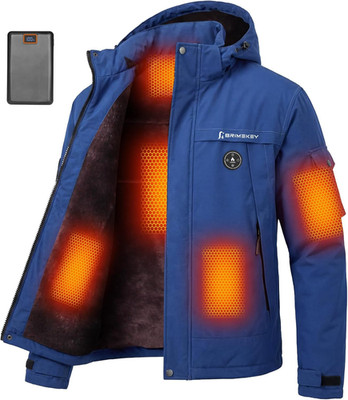 Heated Graphene Jacket for Men, 20000mAh Battery, Waterproof & Fleece Lined