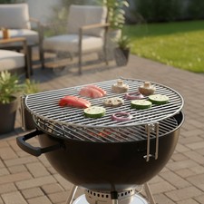 Scaffale espansore griglia in acciaio inox per bollitore a carbone e griglie in ceramica