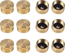 Fachmann 12Pcs Solid Brass Refill Propane Bottle Cap Universal for All 12PCS 
