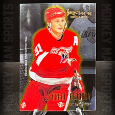 1995-96 Select Hockey - Sergei Federov - #29 PROTECTIVE FILM PACK FRESH