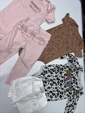 Baby Girls Clothes Size 12 Months Carters Garanimals 