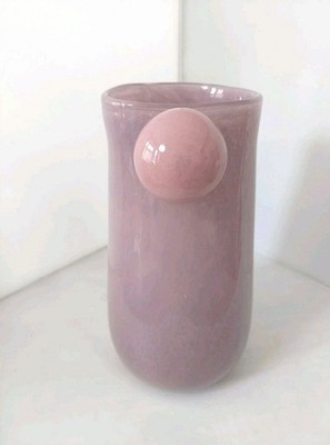 Vase Bolita Lila 25cm Glas Glasvase Violett Present Time Blumenvase Schwer