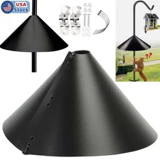 16" Large Wrap Around Squirrel Baffle Protects Bird Feeder from Raccoon Squirrel