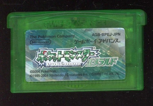 Tested Pokemon Emerald Japanese Nintendo Japan Gameboy Advance GBA