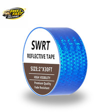 Reflective Tape 2 Inch X 30 Feet DOT-C2 Shining Star Fade Resistant Blue