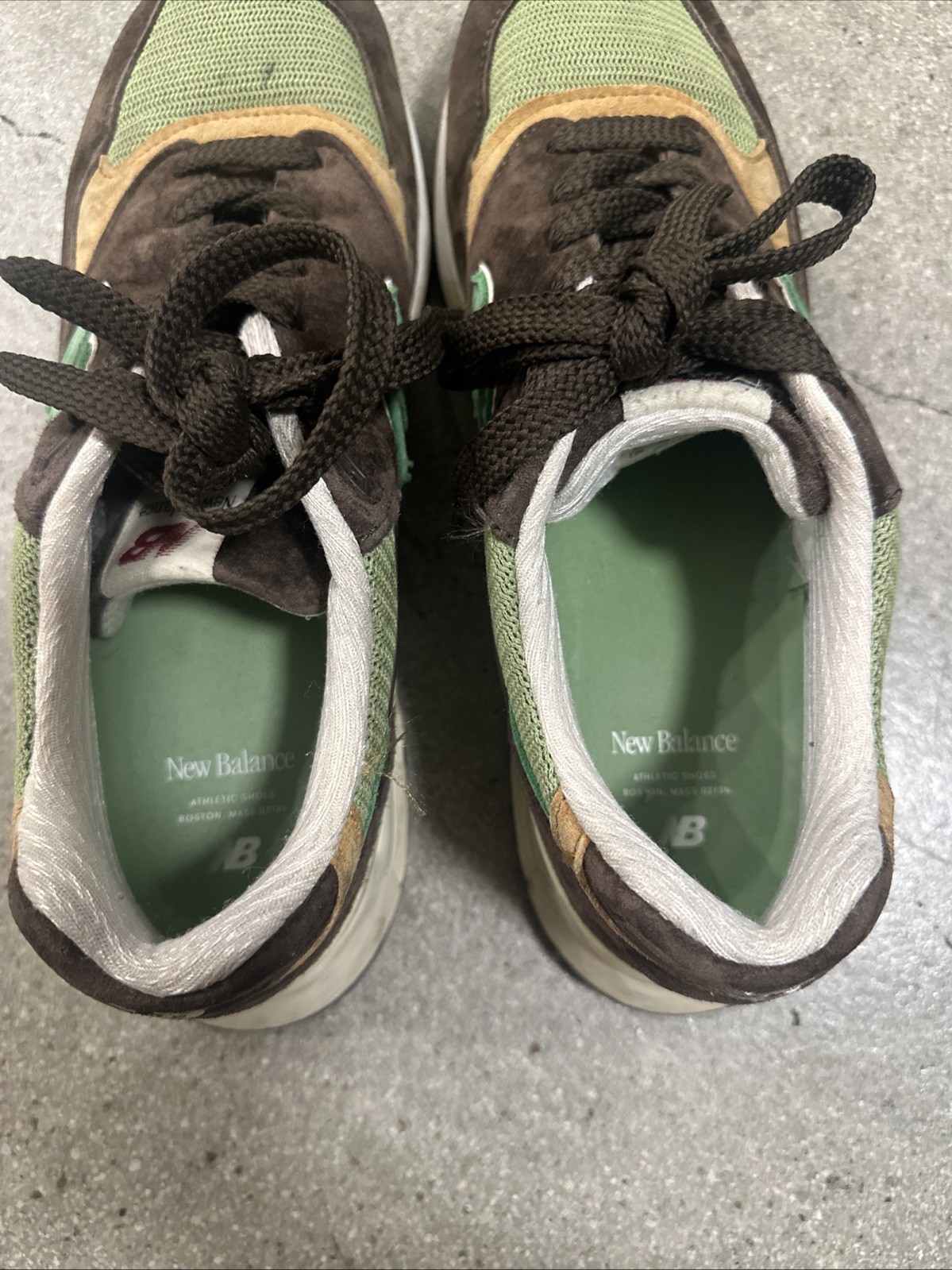 New Balance Mens Teddy Santis Shoes Brown/Green Sz 11 U998BG MadeUSA Althleisure thumbnail 7