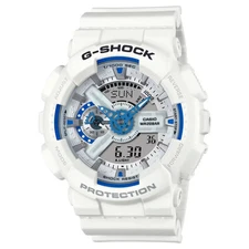 G-Shock GA110HDS-7A Summer Seas White & Blue Lume Dial Ana-Digi Resin New + Box