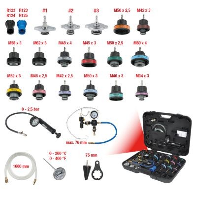 KS TOOLS 150.1930 test set, cooling system pressure