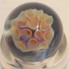 Studio Art Glass Marbles Marked MA 14 Implosion Milkyway  — photo 6