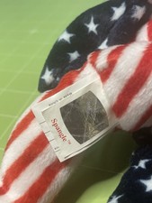 TY Beanie Baby - SPANGLE the Bear (White Head Version) (8.5 inch) - MWMTs