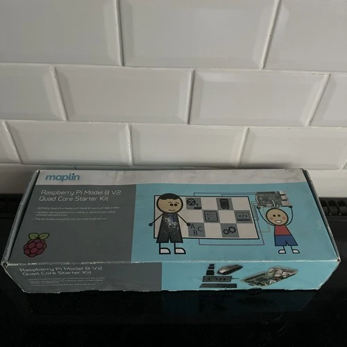 Raspberry Pi 2 Model B Starter Kit Maplin with case and paddle GPIO breakout