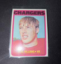 Topps 1969 Topps Dave Williams #47 Rookie San Diego Chargers Football Card. rookie card picture