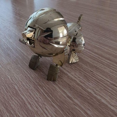 Vintage Takara Metal Leo Microman Ryusei Retro sci-fi transforming robot Japan