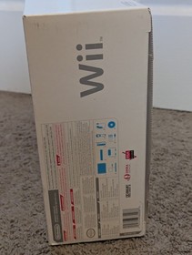 Nintendo Wii Video Console RVL-001 Box Bundle with Cords Wii Sports Remote WORKS