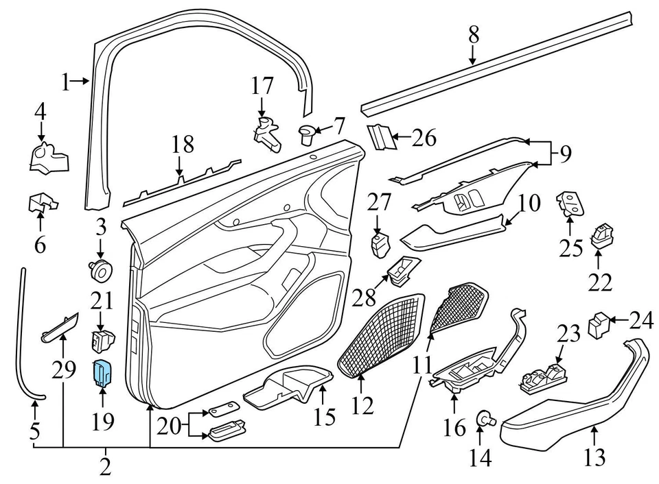 Luz de painel 2004-2008 2013-2016 2018-2025 AUDI S4 - PORTA VERMELHA 8P0947412 - Imagem 3 de 4