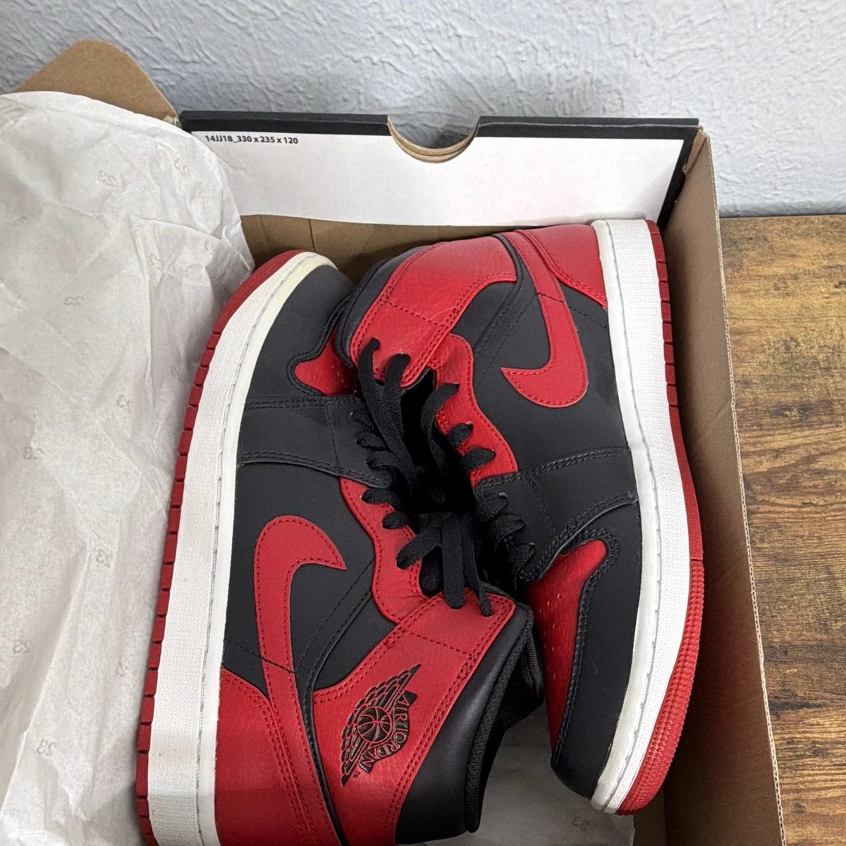 Las mejores ofertas en Jordan 1 Mid Bred | eBay