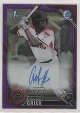 2016 Bowman Draft Chrome Pick Purple Refractor 171/250 Anfernee Grier Auto 0g4