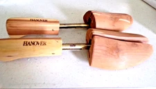 2 Vintage Shoe Keepers/Stretcher Travel Tree Form Adjustable Tree Classic Cedar